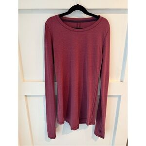 lululemon athletica Long Sleeve Top in Dusty Rose